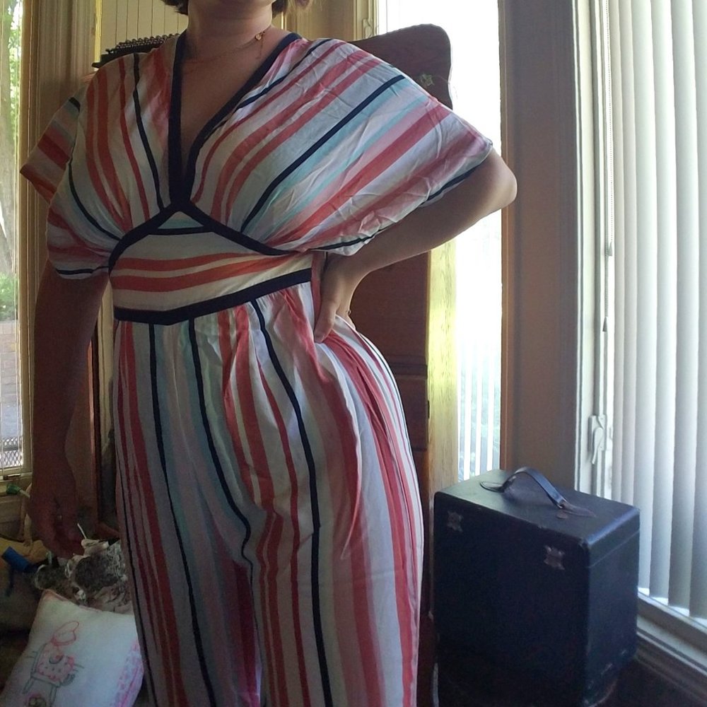 Striped Jumpsuit